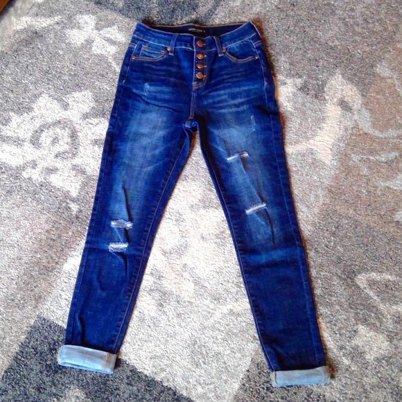 Hammer Jeans of Los Angeles Buttonfly  Size 9 - Picture 1 of 13